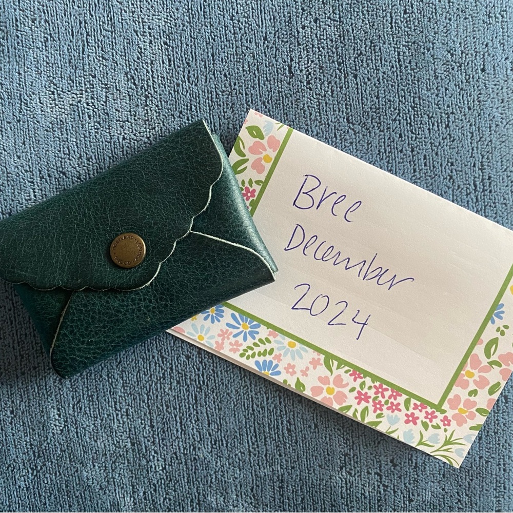 Portland Leather Goods Lagoon Daisy Wallet